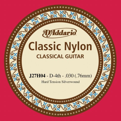 D\'Addario J27H04 Einzelsaite Classic Nylon, Hard Tension,  D-4th Preisvergleich