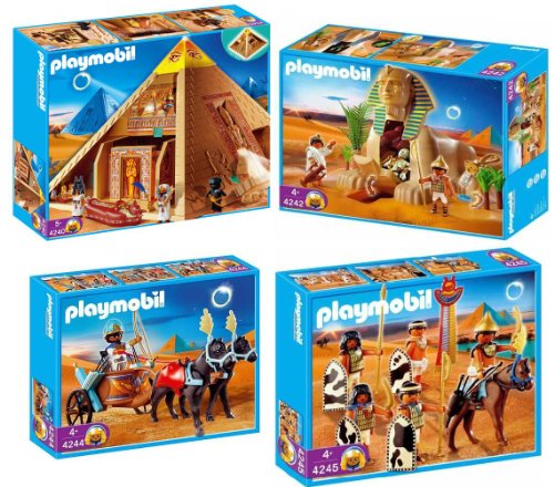 Playmobil Ultimate Four Piece Egyptian Set, 4240+4242+4244+4245