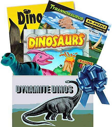 Gifts Fulfilled Dinosaurs Kids Activities Gift Box the Perfect Gift for Dinosaur Loving Kids for Ages 4 to 10.