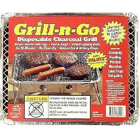 Grill-n-Go Disposable Charcoal Grill from Charcoal Grills