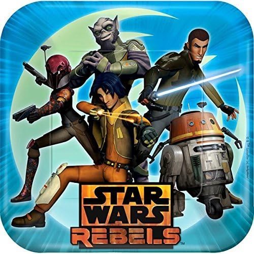 Star Wars Rebels Lunch Plates 8ct by Party Plates
