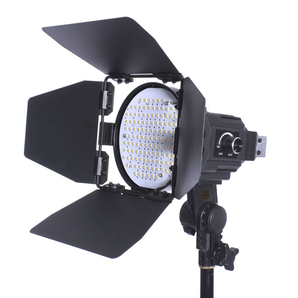Studio Spot Led Daylight Barndoor Light W Circle Studio Photography