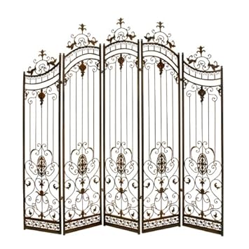 Metal 5 Panel Screen Ultimate In Its Category by Benzara