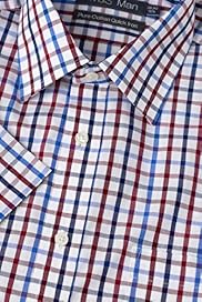 Pure Cotton Quick Iron Check Shirt