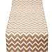 SL crafts Chevron Natural Hessian Burlap Table Runner 12 x 118