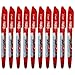 Pilot Frixion Erasable Gel Pen 0.5mm, Extra Fine Red, 10pcs Box