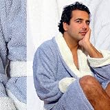 Armani International, Luxury European Bathrobe in Sophesticated Bi-face Technique, Faccia dei Colori Collection, a must if you want to be 