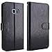 Galaxy Note 7 Case, LK Luxury PU Leather Wallet Flip Protective Case Cover with Card Slots & Stand For Samsung Galaxy Note 7 (Black)