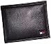 Men's Tommy Hilfiger Wallet Passcase Black w/ Logo