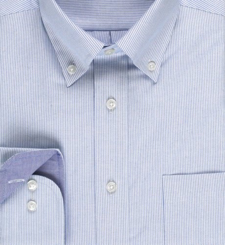 Pure Cotton Easy Iron Fine Stripe Long Sleeve Shirt