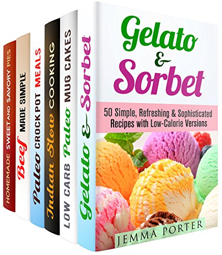 Low Carb and Paleo Box Set (6 in 1): Over 200 Mouthwatering Low Carb, Paleo Slow Cooker Recipes, Yummy Pies, Ice Cream Desserts for Your Rapid Weight Loss (Low Carb Recipes & Slow Cooking)
