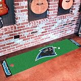 NFL Carolina Panthers Golf Practice Putting Green Rug Runner 18" x 72"