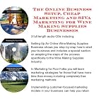 The Online Business Setup, Cheap Marketing, SIVA Marketing for Wine Making Supplies... by  J Bowman J Orr