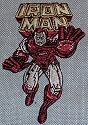 Marvel's IRON MAN Figure and Name Embroidered PATCH