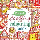 Pocket Doodling and Colouring Book: Red Book (Usborne Art Ideas)