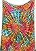 Colorful Tie Dye Mandala Tapestry Hippie Hippy Throw Bedspread Dorm Decor Bohemian Bedspread Bed Cover Bedding Psychedelic Tapestry Picnic Beach Sheet Coverlet