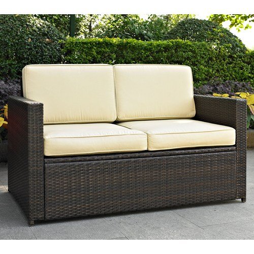 Crosley Palm Harbor Outdoor Wicker Loveseat