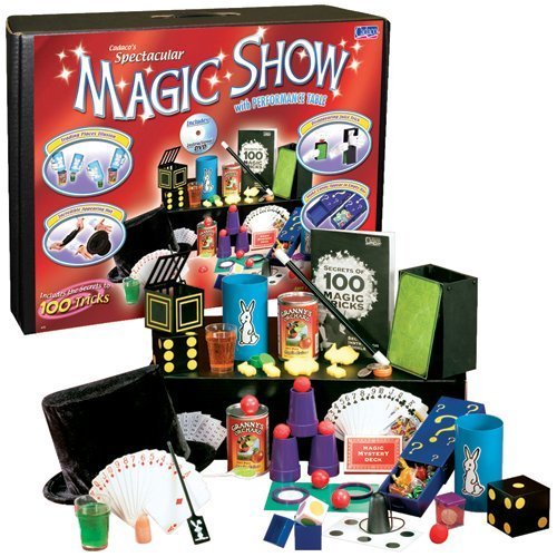 Deluxe 100 Trick Magic Suitcase w/ Instructional DVD