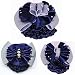 Woman Pro Snood Net Bow Barrette Hair Clip Bun Cover Set Bowknot Decor