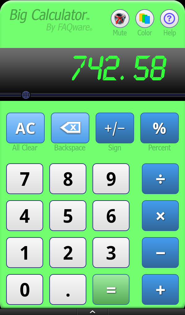Big Calculator (Ad Free) Amazon.co.uk Appstore for Android