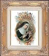 Saint Rita of Cascia by Simeone Framed Art, 13.5" x 15.5" - MADE IN ITALY
