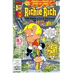 Richie Rich, The Poor Little Rich Boy, #248 (Comic Book, 1990) book cover