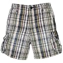 plaid cargo shorts(nitesky 6-9mos)