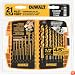 DEWALT DW1361 Titanium Pilot Point Drill Bit Set, 21-Piece