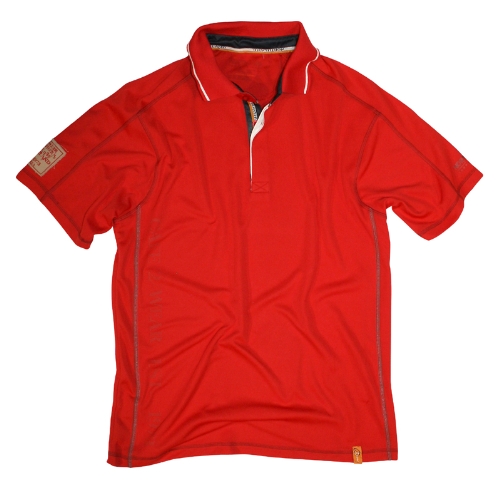 Northland Professional Unisex T-Shirt CAFE ELIAS POLO, red, M Preisvergleich