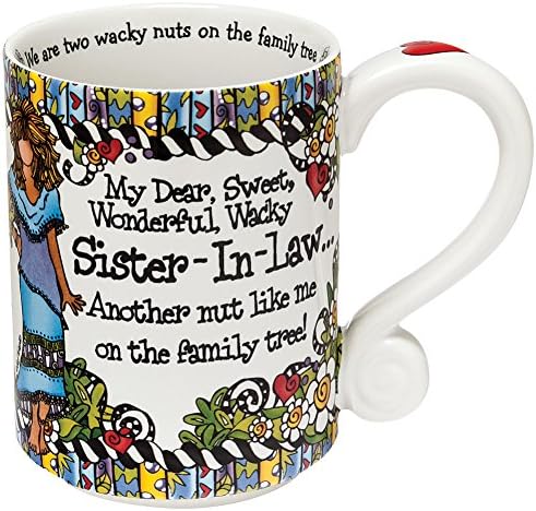 Suzy Toronto Sentimental And Nutty Sister-in-law Ceramic 16 Ounce Coffee Mug