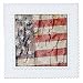 3dRose qs_28141_1 American Flag Postage Stamp-Quilt Square, 10 by 10-Inch