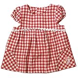 《H28年秋冬物》(日本製) Pample Mousse(パンプルムース) 先染め肉厚エコネップギンガム格子チュニック 90cm/RE NO.DP-63153