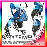 ZETA LITE - sky blue COMPLETE WITH FOOTMUFF AND RAINCOVER