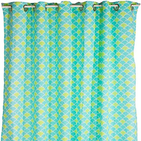 Pam Grace CreationsShower Curtain, Aqua Peacock