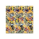 Classic Motorcycles Scramble Squares Puzzle 9pc