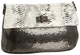 Whiting & Davis White Snake Mini Bag
