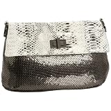 Whiting & Davis White Snake Mini Bag