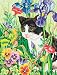 Pencil by Number, Kitty In Flowers