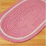 Colonial Mills CO79 Kids Chenille Accent Stripe - Pink, 2 x 11 ft.
