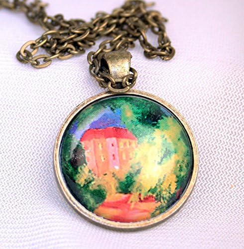 House and Home Art Print Pendant Necklace