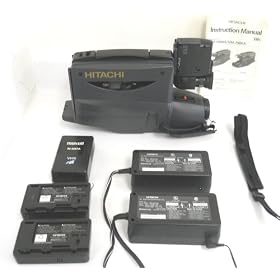 Click here to buy Hitachi Digital Signal Processor, Color Electronic Viewfinder, Auto Titler, Auto Date....