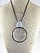MagniPros 3x Magnifying Glass Necklace/Pendant Magnifier with 6x Spot Lens & 3 Bonus Magnifying Wallet Lenses -Ideal for Reading Small Prints & Low Vision Aids