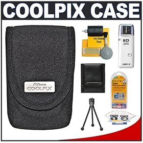 Nikon Coolpix 5879 Camera Case + Cameta Bonus Accessory Kit for L18, P60, P50, P5000,... by Nikon