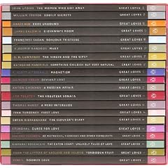 Penguin Great Loves: 20 Book Box Set RRP �99.80:- Bodily Secrets, First Love, Eros Unbound, Magnetism, Cures for Love, Bonjour Tristesse, Giovanni's Room, Mary, A Russian Affair, Deviant Love, The Virgin and the Gypsy.....
