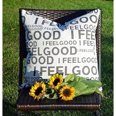 Edles designer Komfortkissen "I FEEL GOOD"