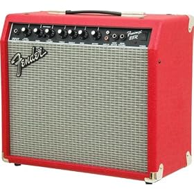 Fender Frontman 25R 25W 1x10 Guitar Combo Amp, Texas Red