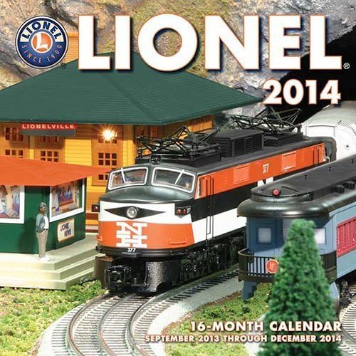 Lionel Train 2014 Wall Calendar 16-month Steam Diesel Locomotives Enthusiast