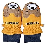 ベビーサイズ ミトン手袋 スキー スノー手袋 防寒 雪用手袋 ZOOMIC j-284001 1～2才用 イエロー