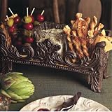Scrolled Rectangular Candle Holder 3 Candle