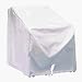 Folding Deck Chair Cover Soft White Vinyl w/ Drawstring